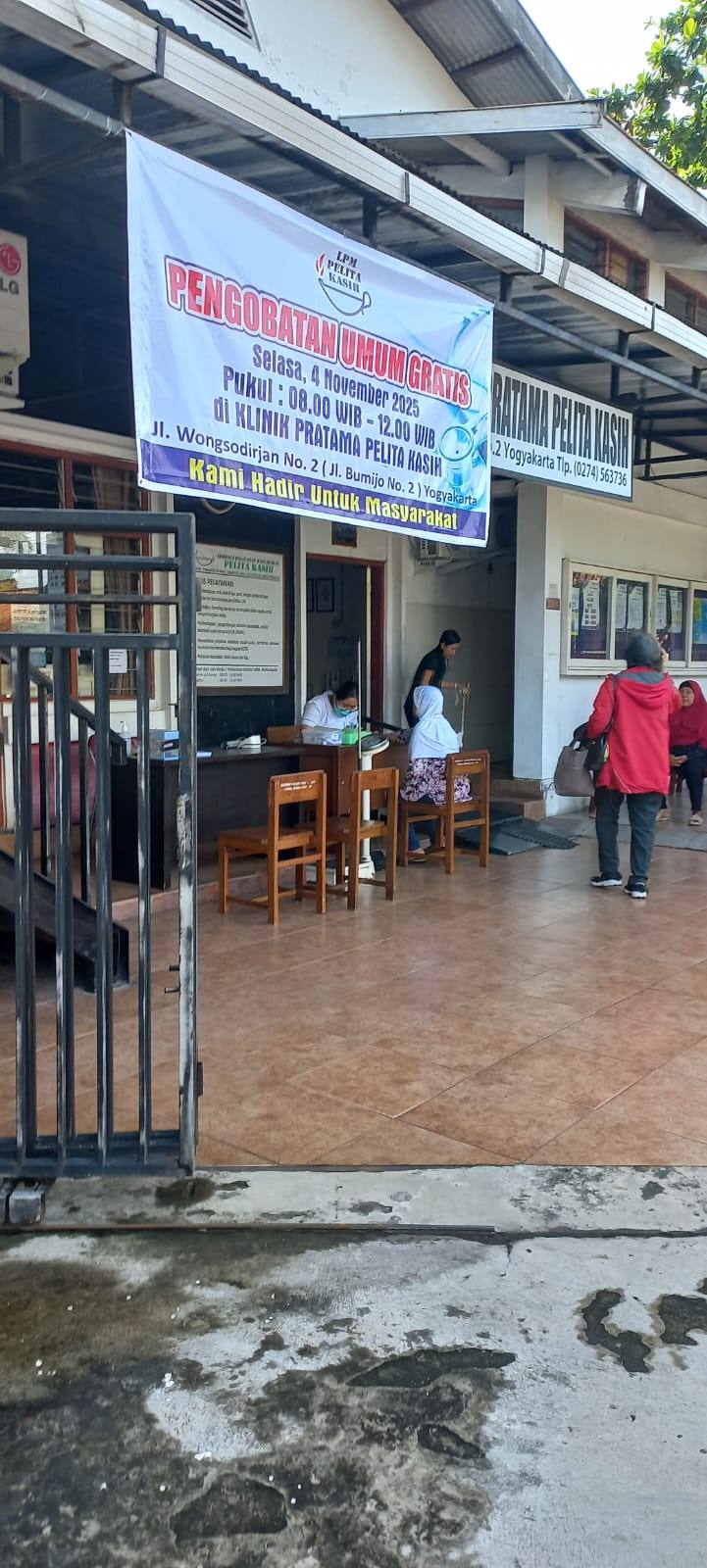 Pengobatan umum gratis di Klinik Pratama Pelita Kasih, 4 November 2025